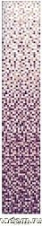 NS-mosaic Econom series COV05 Растяжка мозаичная стекло (сиреневый фон от 1-9) 32,7х32,7 см