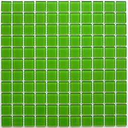 Bonaparte Мозаика стеклянная Green glass 4мм 30х30
