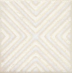 Керама Марацци Амальфи STG-A403-1266 Орнамент белый Вставка 9,9х9,9 см