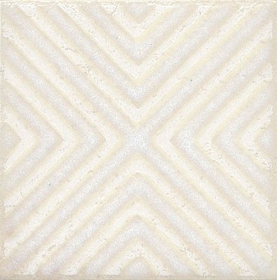Керама Марацци Амальфи STG-A403-1266 Орнамент белый Вставка 9,9х9,9 см