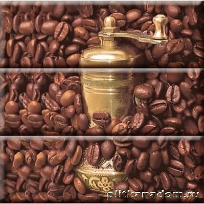 Absolut Keramika Coffee Beans AK0688 01 Панно 30x30 (из 3-х штук)