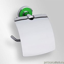 Bemeta Trend-i 104112018a Запасной держатель бумаги с крышкой, зеленая основа