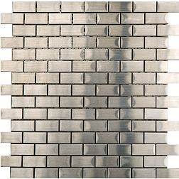 L Antic Colonial Metal Mosaics Brick Acero Мозаика 2x4 29,5x28 см