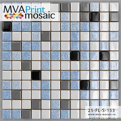 MVA-Mosaic 25ST-S-153 Стеклянная мозаика 31,7x31,7 (2,5х2,5)