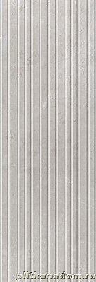 Керама Марацци Низида 12095R Настенная плитка серый светлый структура обрезной 25х75 см
