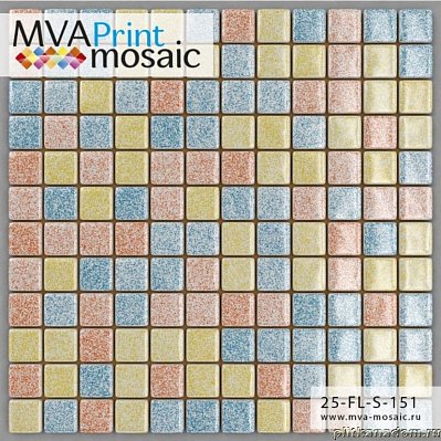 MVA-Mosaic 25ST-S-151 Стеклянная мозаика 31,7x31,7 (2,5х2,5)