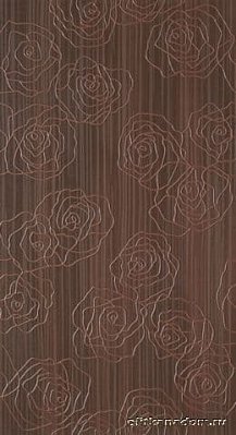 Fap Ceramiche Velvet Brown Bloomy Inserto Декор 30,5x56