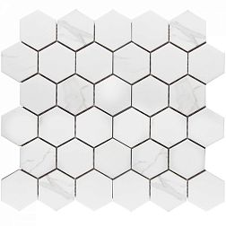 Starmosaic Homework Hexagon small Carrara Matt Мозаика 27,1х28,2