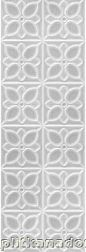 Плитка Meissen Lissabon рельеф квадраты серый 25х75 см