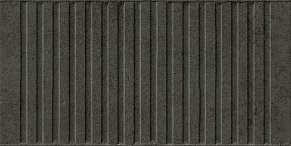 Peronda Fs Loft Black Черная Матовая Настенная плитка 20x40 см