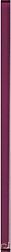Бордюр Meissen Спецэлемент стеклянный: Universal Glass пурпурный 3х75 см