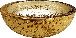SantiLine SL-7009 Раковина керамическая золотая накладная 41,5х41,5х13,5
