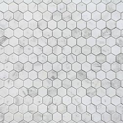 Caramelle Pietrine Hexagonal Dolomiti Bianco Pol Hex Серая Полированная Мозаика 28,9х29,2х7 (2,3х4) см