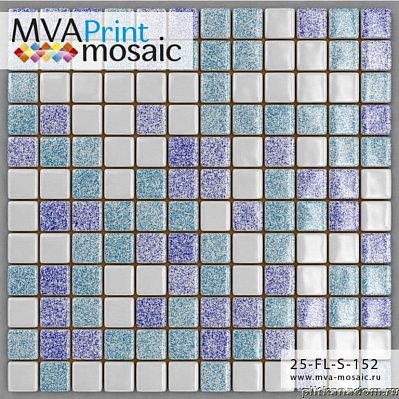 MVA-Mosaic 25ST-S152 Стеклянная мозаика 31,7x31,7 (2,5х2,5)