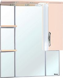 Bellezza Лагуна-85 Зеркало-шкаф Бежевый, встроенный светильник, правый