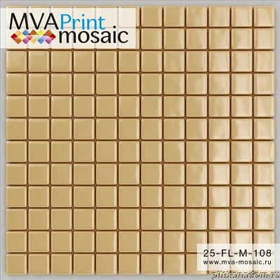 MVA-Mosaic 25FL-M-108 Стеклянная мозаика 31,7x31,7 (2,5х2,5)