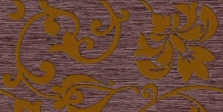 Нефрит Ваниль Декор коричневый-1 40х20