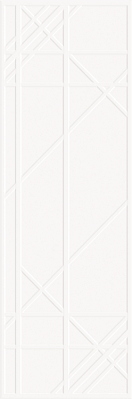 Peronda Pure Geometric 100 R Белая Матовая Ректифицированная Настенная плитка 33,3х100 см