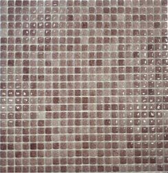 Gidrostroy Стеклянная мозаика QS-021 Коричневая Глянцевая 30x30 (1х1) см