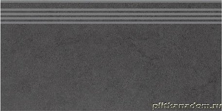 Керама Марацци Фьорд DP603400R Керамогранит обрезной черный Ступень 30x60