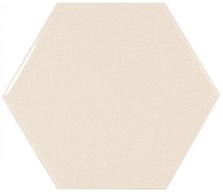 Equipe Scale Hexagon Cream Настенная плитка 10,7х12,4 см