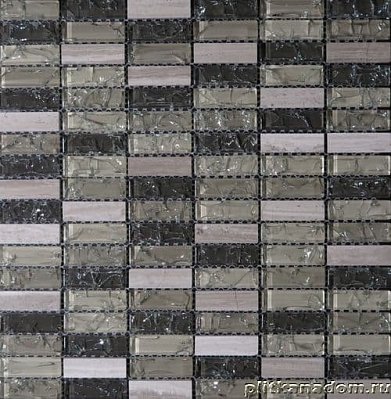 Imagine Mosaic BL8502 Мозаика из смеси стекла,камня и металла 30х30 (1,5х4,8) см