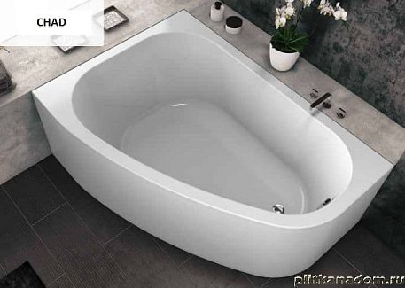 Kolpa San Chad Акриловая ванна, левая, комплектация Special 170х120