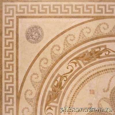 Gardenia Versace Palace Pav.14706 Beige Rosoni Декор 41х41 (4 плитки)