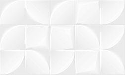 Gracia Ceramica Blanc White 02 Белая Матовая Настенная плитка 30х50 см