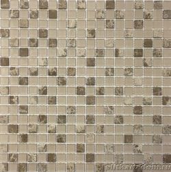 NS-mosaic Exclusive series S-853 Стекло, камень Мозаика 30,5х30,5 (2х4) см
