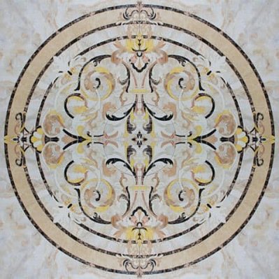 Infinity Ceramic Tiles Luxury Roseton Панно 240x240 (4 шт.)