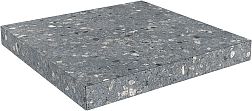 Керама Марацци Терраццо SG632800R-GCA Угловая клееная Ступень серый темный 33х33 см