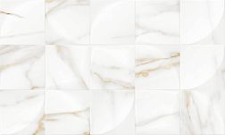 Gracia Ceramica Marmaris White 02 Белая Глянцевая Настенная плитка 30х50 см