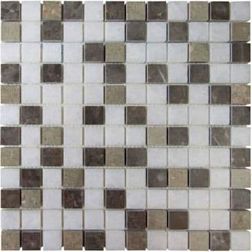 Chakmaks Mosaic Anatolian Stone 23х23 Greyland Мозаика 30,5х30,5 (2,3х2,3) см
