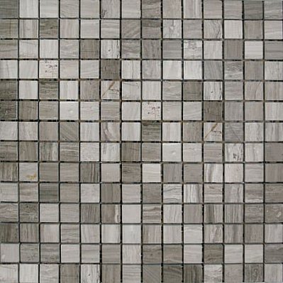Bertini Mosaic Мозаика из мрамора Perlino Bianco Мозаика 2х2 сетка 30,5х30,5