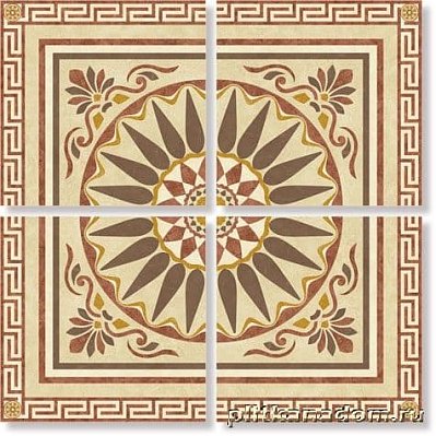 Metropol Ceramica Imperio Magno Roseton 4 Панно 48,5x48,5