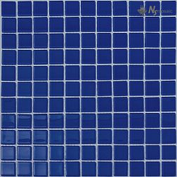NS-mosaic Crystal series S-466 стекло Синяя Глянцевая Мозаика 30х30 (2,5х2,5) см
