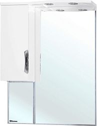 Bellezza Лагуна-65 Зеркало-шкаф Белый, встроенный светильник, левый