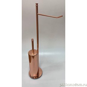 Stil Haus Hashi, стойка h63 см: бумагодержатель/ерш металлический, розовое золото, 969(17)