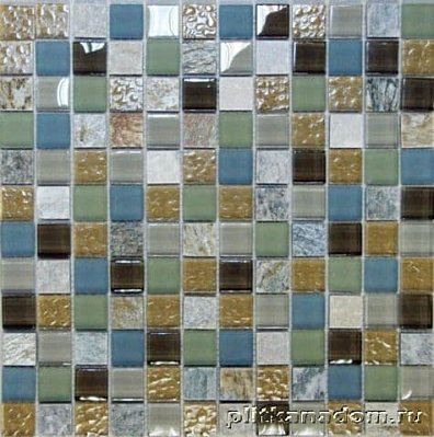 Bonaparte Мозаика стеклянная и стеклянная с камнем Beauty time-23 30х30