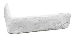 Imperator Bricks Старинная мануфактура Угол Белый Искусственный камень 26х7х13 см