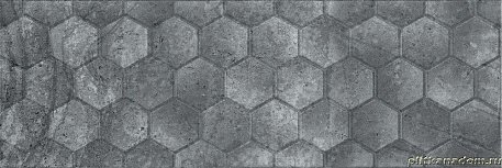 Global Tile Gesso 1064-0003 Облицовочная плитка серый рельеф 60х20
