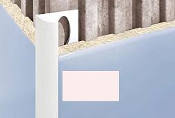 Cezar Профиль для плитки внешний 7мм светло-розовый 0,7х250 см