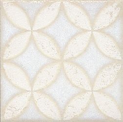 Керама Марацци Амальфи STG-A401-1266 Орнамент белый Вставка 9,9х9,9 см