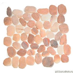 Sekitei Каменная мозаика MS7015 BC Мрамор розовый круглый 32х32 см