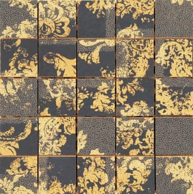 Ava Ceramica Visia HERMITAGE EBANO LUCIDO (4,8x4,8) Мозаика 25х25