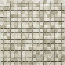 Caramelle Pietrine 4мм Travertino Silver Мозаика 30,5x30,5 (1,5х1,5) см