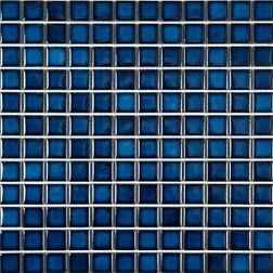 NS-Mosaic Porcelain series PW2323-26 Керамика Глянцевая Синяя Мозаика 30х30 (2,3х2,3) см