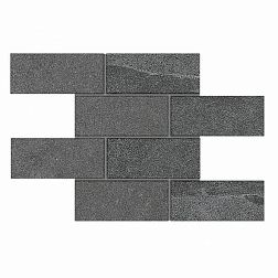 Estima Luna LN04-TE04 Bricks Big Black Черная Неполированная Мозаика 28,6х35 см