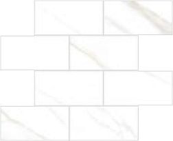 Vitra Marmori K945632LPR Мозаика Calacatta Белый 29x35,6 7х14 см